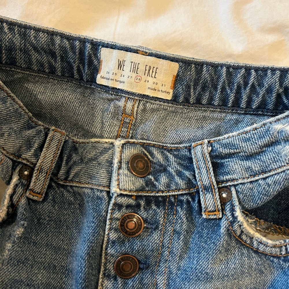 Free People - We the Free denim mini skirt - Picture 2 of 3